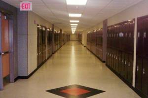 school hallway