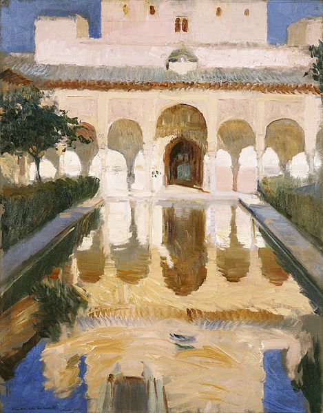 Joaquín_Sorolla_Alhambra,_hall of the ambassadors(1909)
