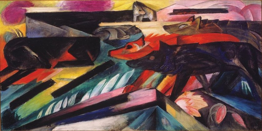 Franz_Marc_the wolves 1913