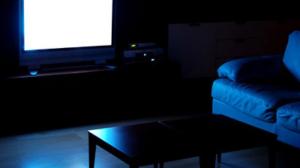 television at night